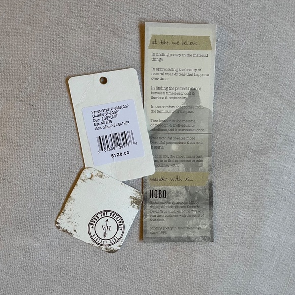 Hobo "Lauren" Clutch Wallet in Eggplant - Picture 8 of 8